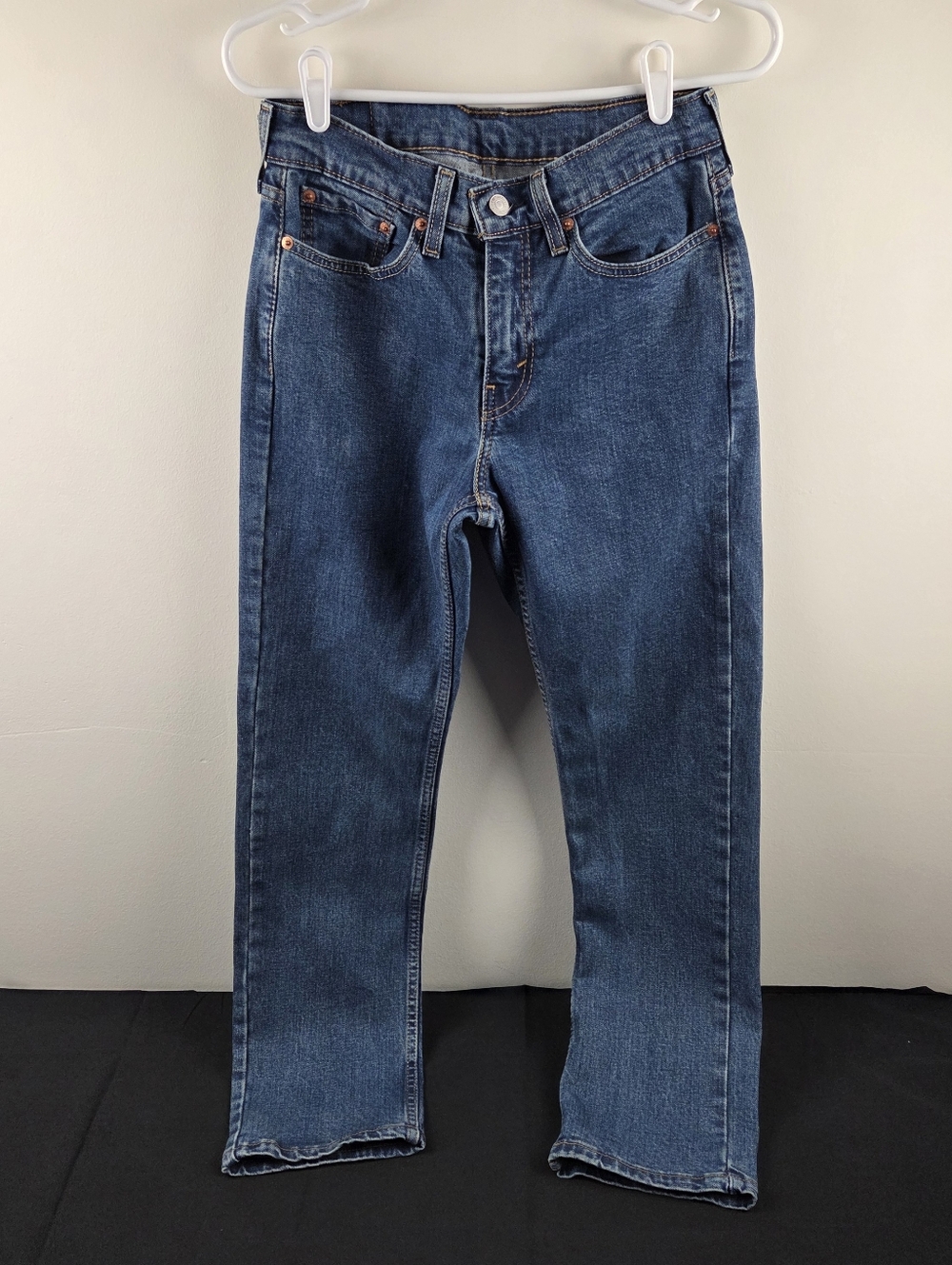 Levis 514 Jeans Mens 28x30 Blue Medium Wash Straight Leg Regular Fit